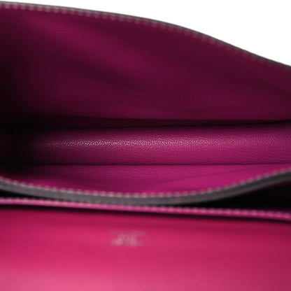 Hermes Evercolor Sac Roulis 23 Rose Pourpre 5 of 11