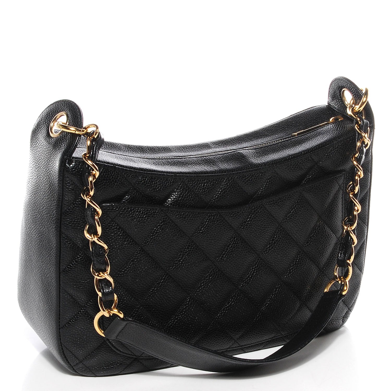 Chanel Caviar Quilted Hobo Black 4 of 9