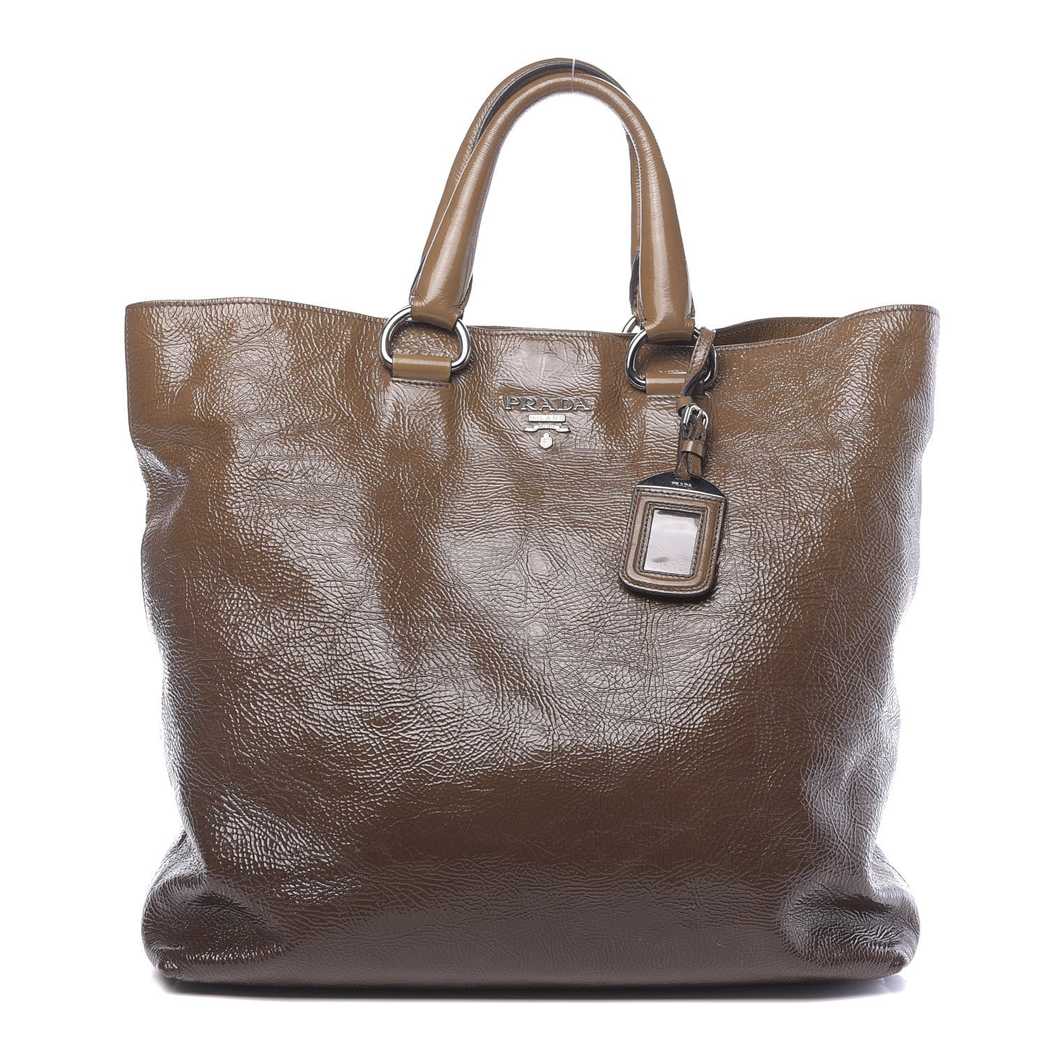 Prada Vernice Sfumata Tote Fumo Sfumato 1 of 12
