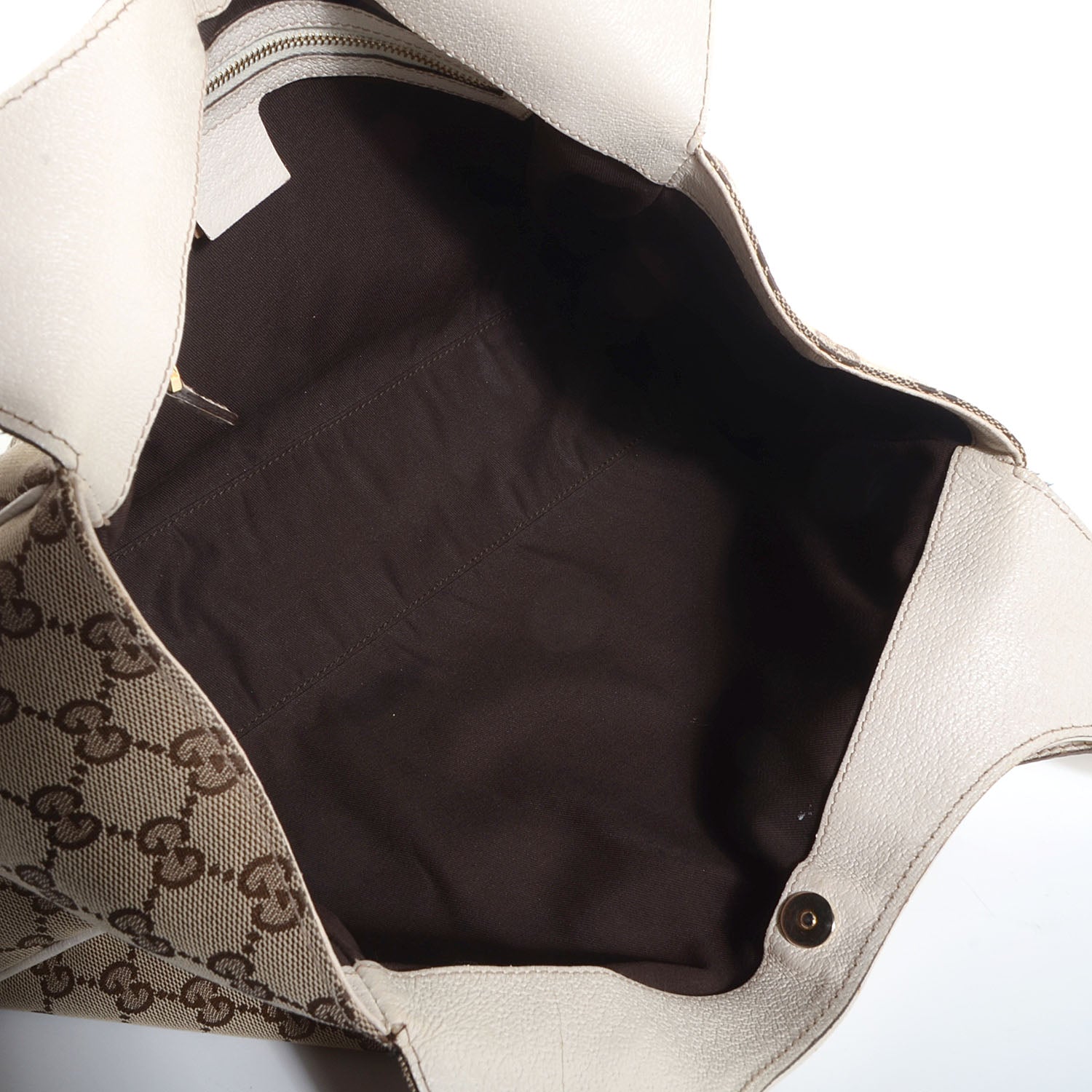 Gucci Monogram Charmy Medium Shoulder Bag Off White 12 of 14