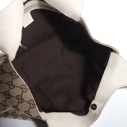 Gucci Monogram Charmy Medium Shoulder Bag Off White 12 of 14