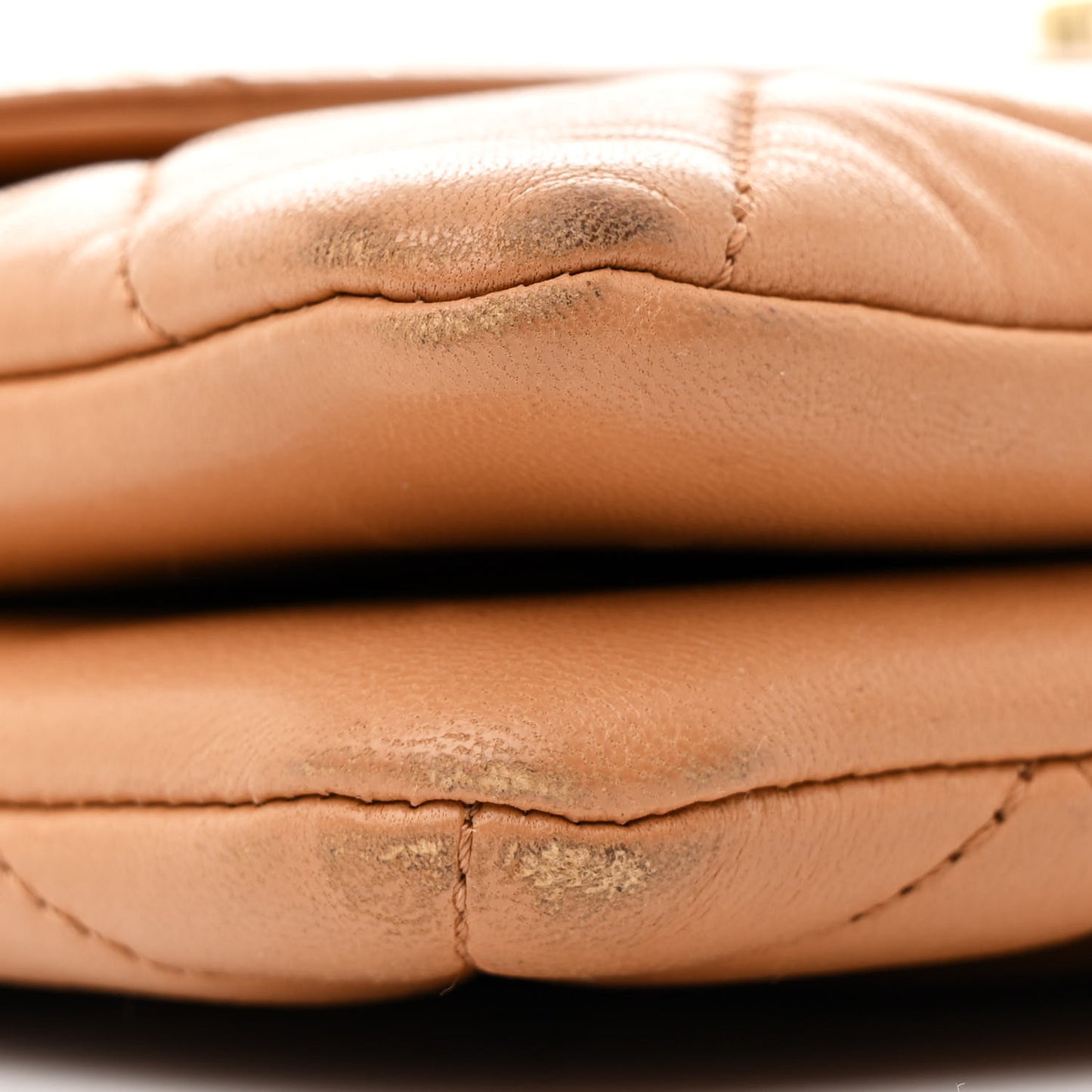 Lambskin Quilted Medium Trendy CC Flap Beige