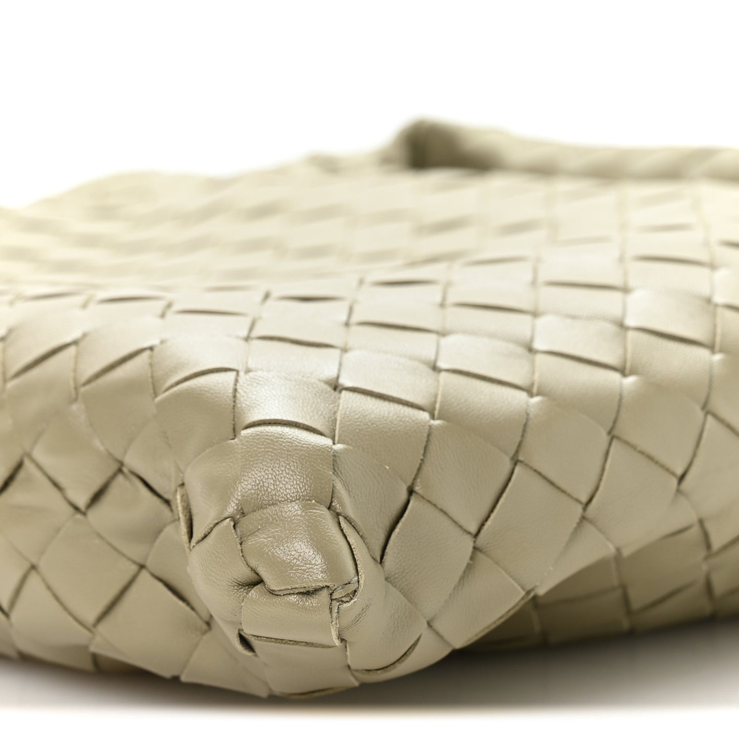 Calfskin Intrecciato Small Hop Travertine