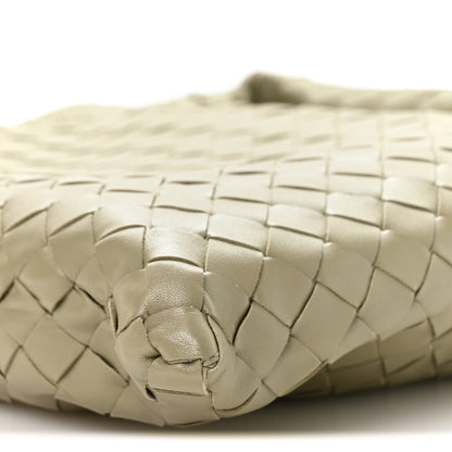 Bottega Veneta Calfskin Intrecciato Small Hop Travertine 10 of 11