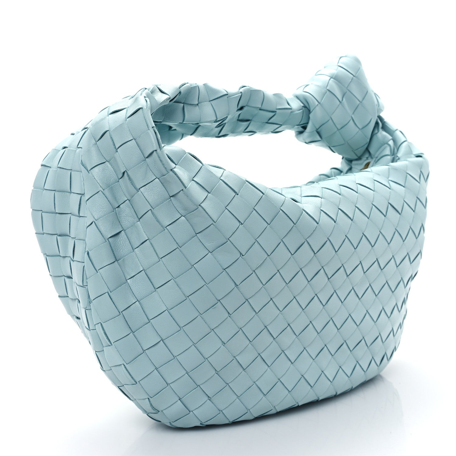Bottega Veneta Nappa Intrecciato Teen Jodie Hobo Teal Washed 2 of 10