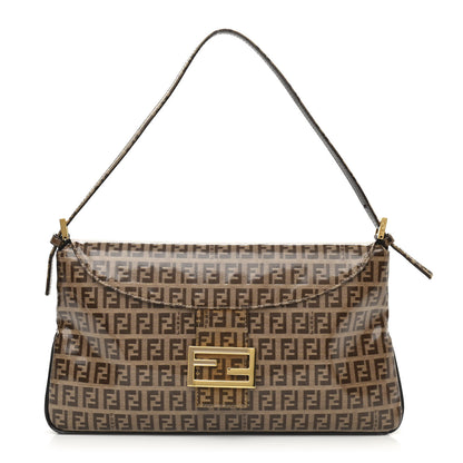Fendi Vinyl Zucchino Baguette Tobacco 1 of 10