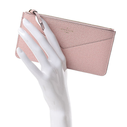 Louis Vuitton Calfskin Jeanne Wallet Zippered Insert Rose Ballerine 2 of 6