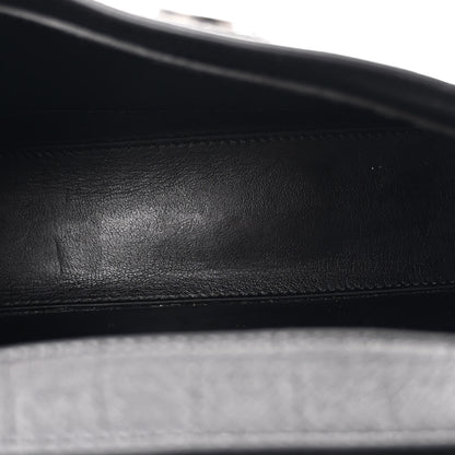 Balenciaga Extra Supple Calfskin Crocodile Embossed Monochrome XS Downtown Shoulder Bag Black 5 of 12