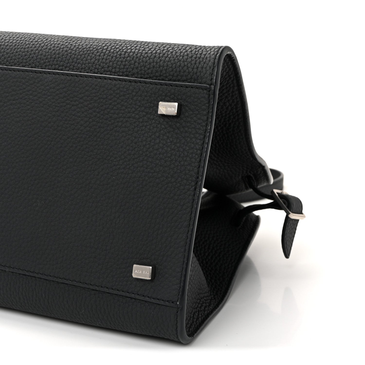 The Row Matte Grained Calfskin Soft Margaux 12 Dark Navy 9 of 9