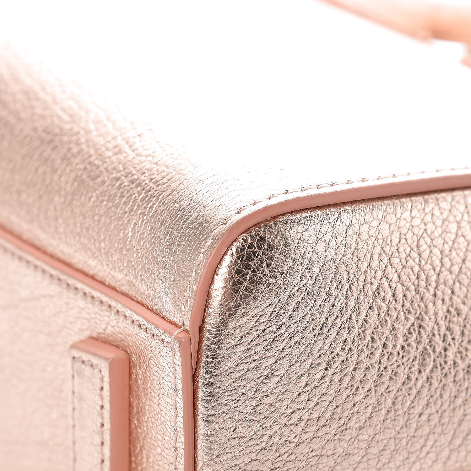 Givenchy Metallic Sugar Goatskin Mini Antigona Light Pink 10 of 12