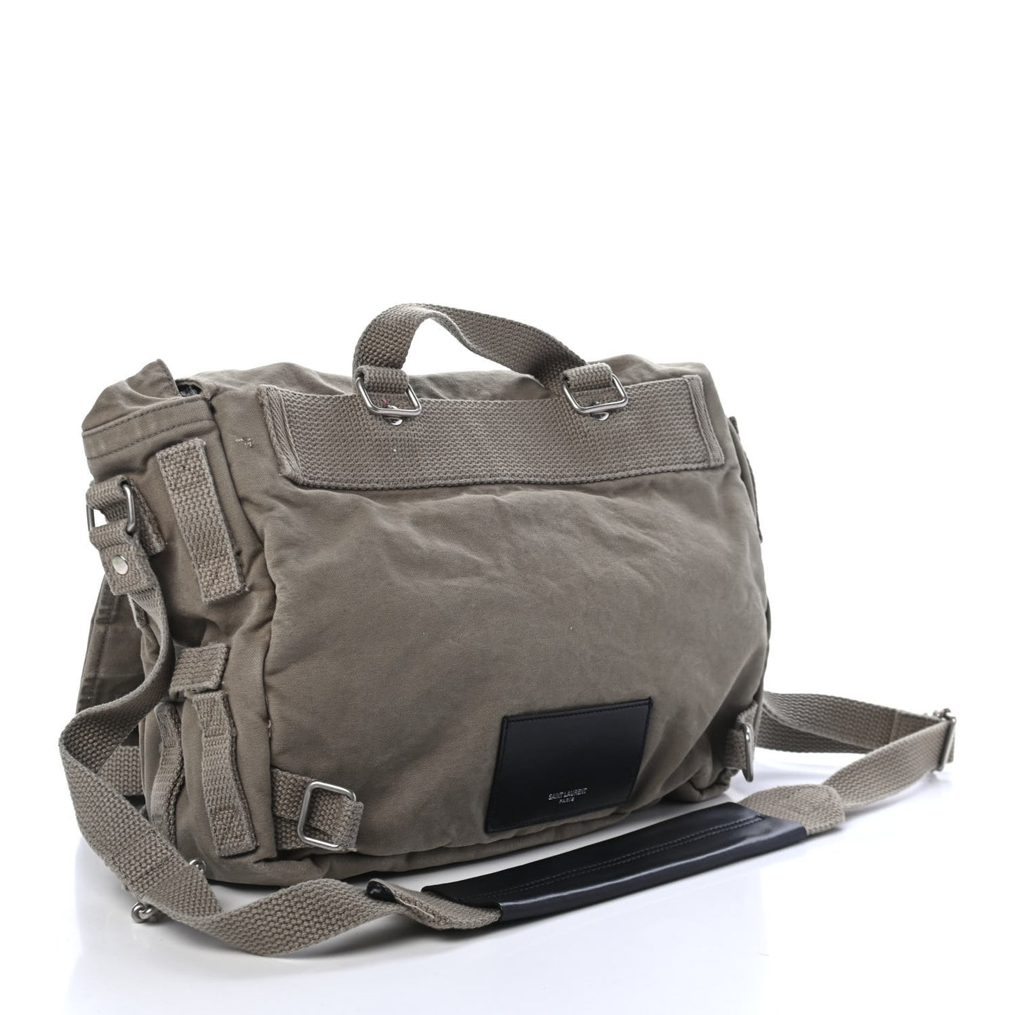 Canvas Bilbao Army Messenger Khaki
