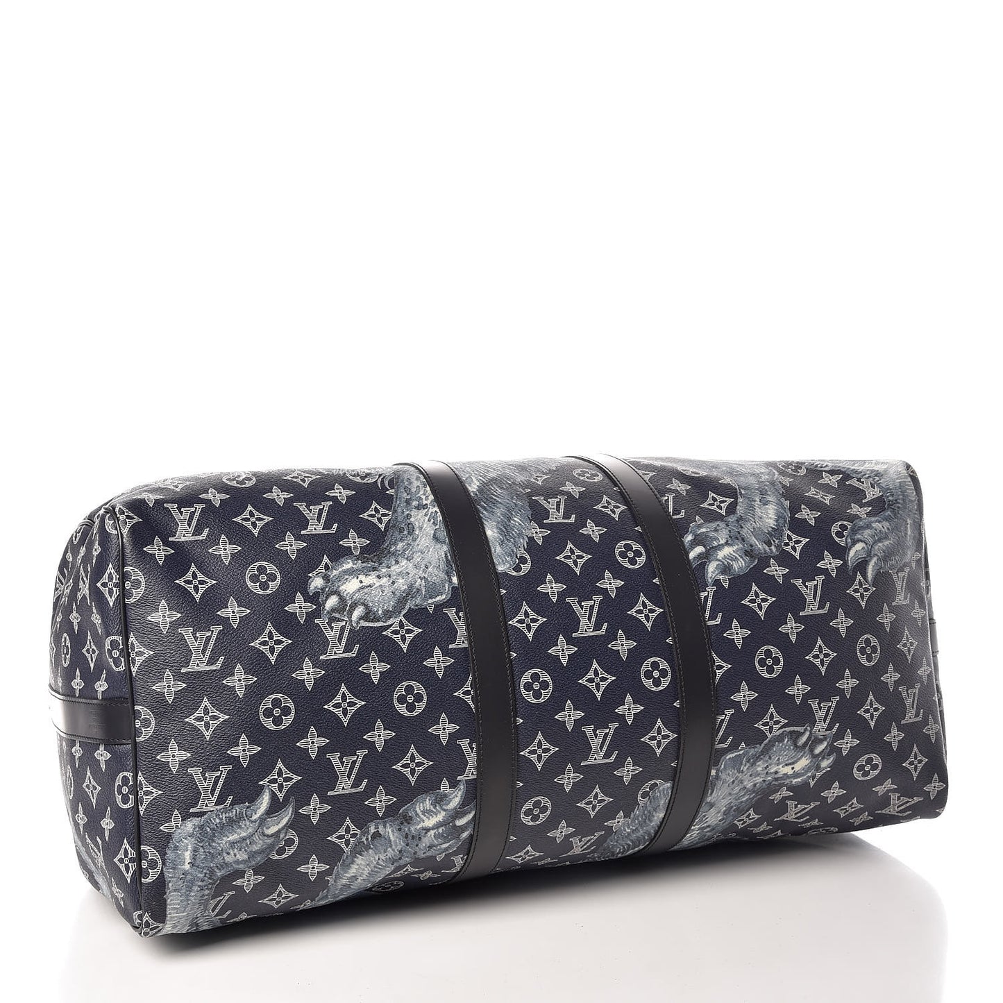 Savane Monogram Lion Chapman Keepall Bandouliere 55 Encre