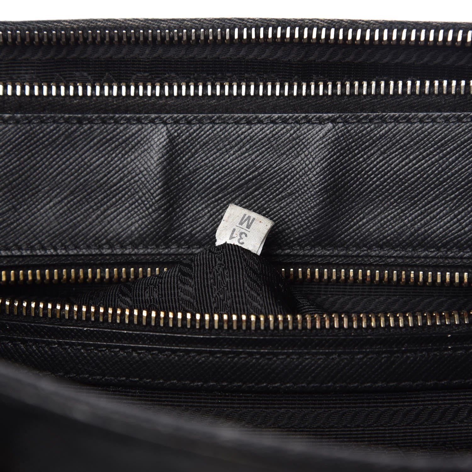Prada Saffiano Medium Galleria Double Zip Tote Black 7 of 20