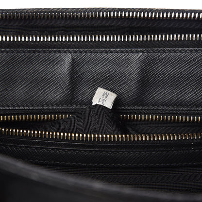 Prada Saffiano Medium Galleria Double Zip Tote Black 7 of 20