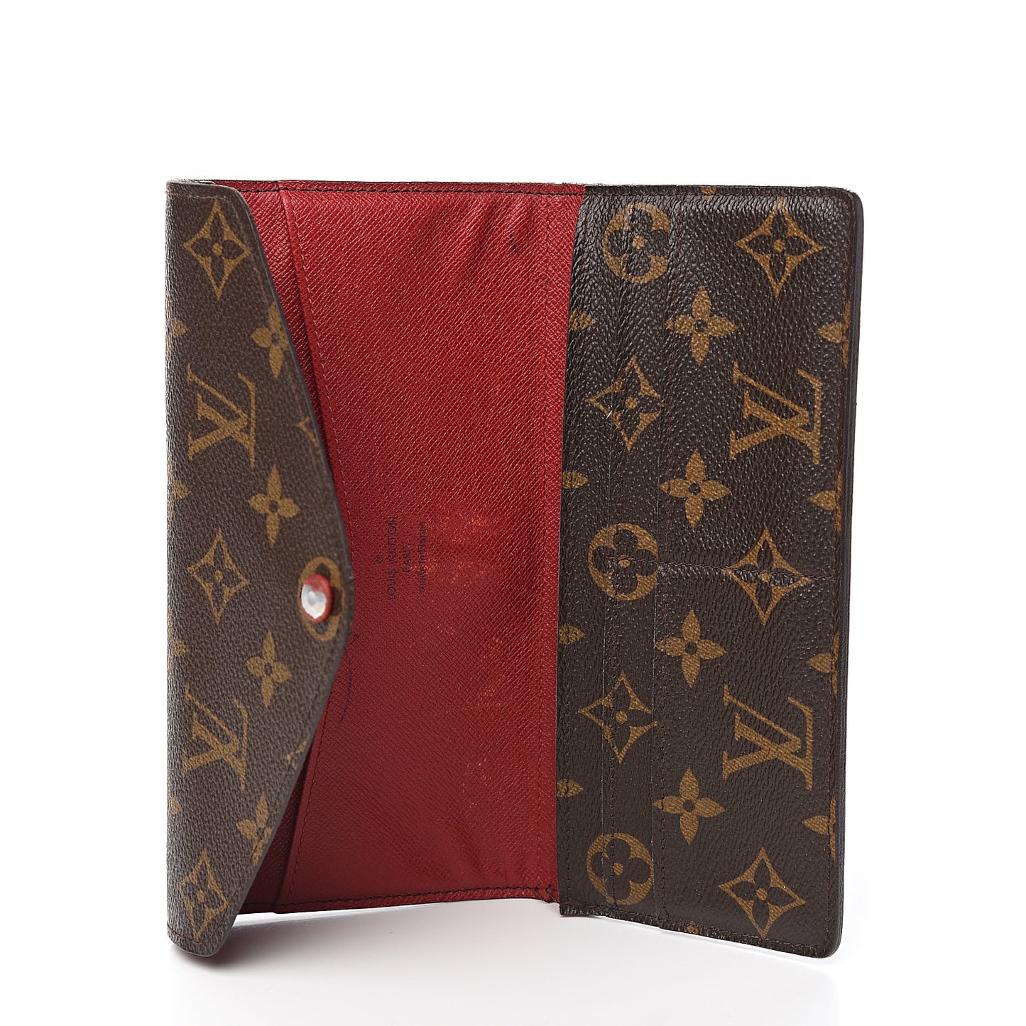 Monogram Josephine Wallet Red