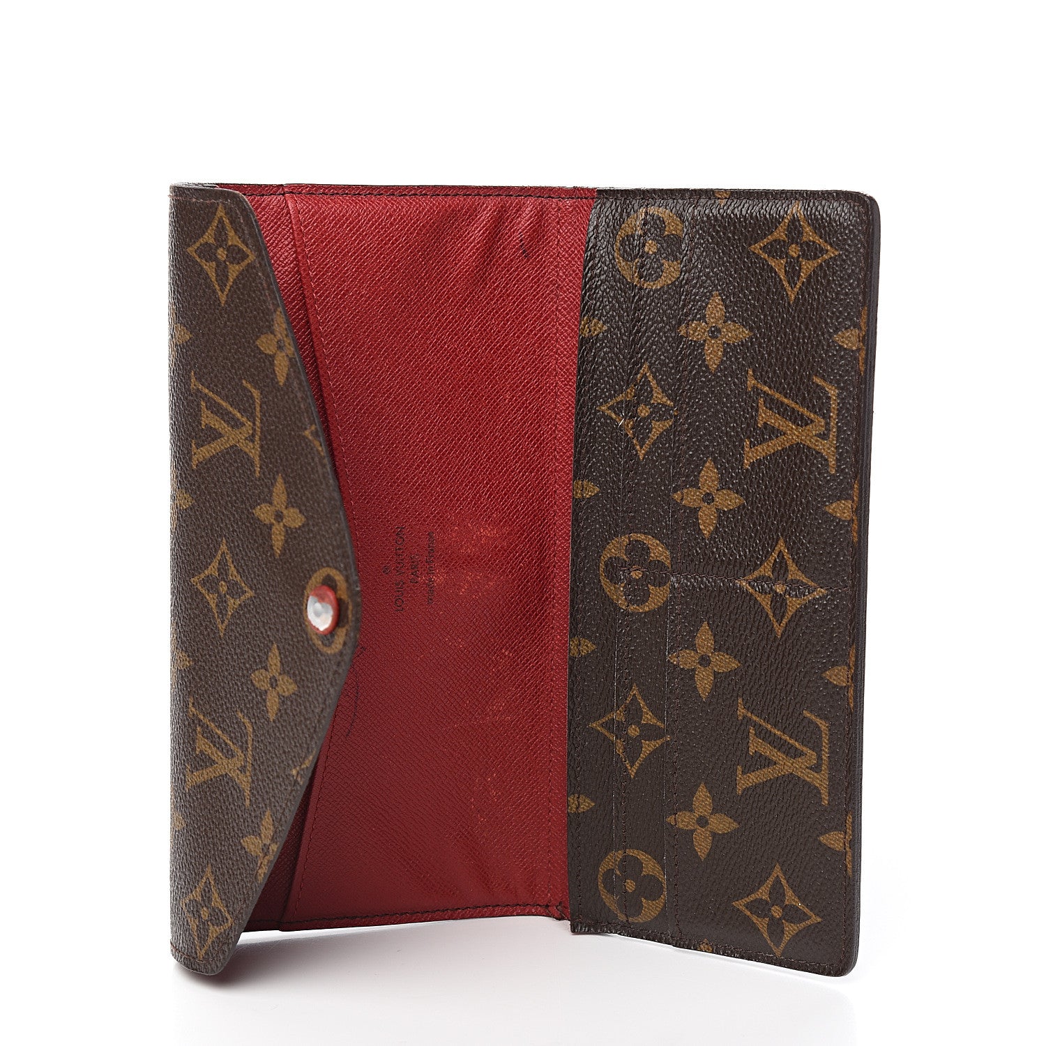 Louis Vuitton Monogram Josephine Wallet Red 4 of 8