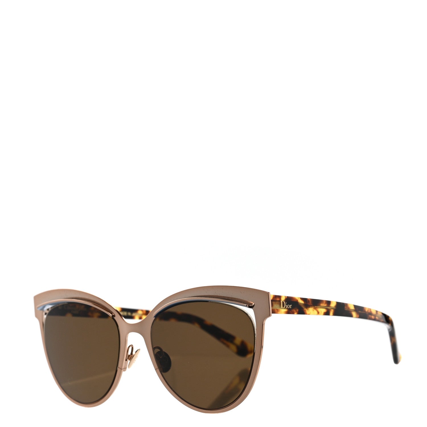 Christian Dior DiorInspired Limited Edition Sunglasses Rose Gold Havana 1 of 9