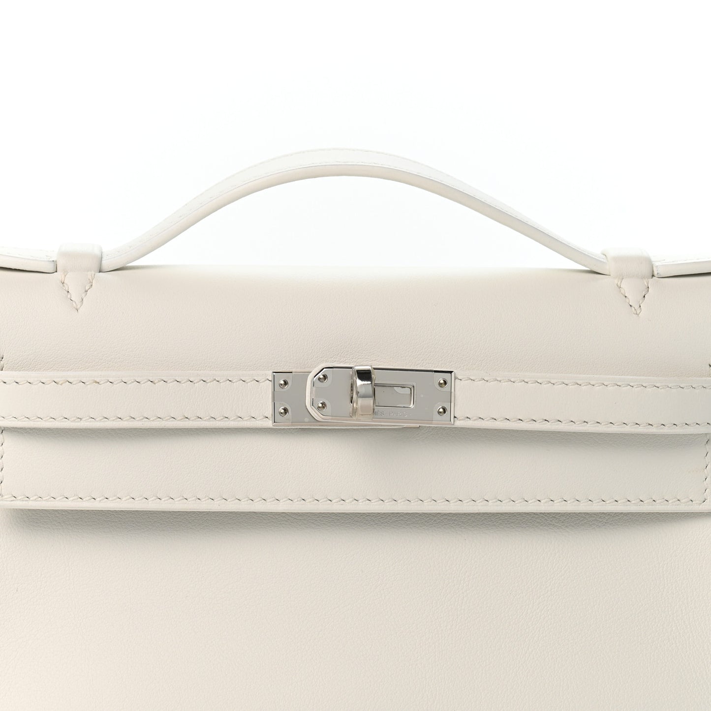 Swift Kelly Pochette Clutch New White