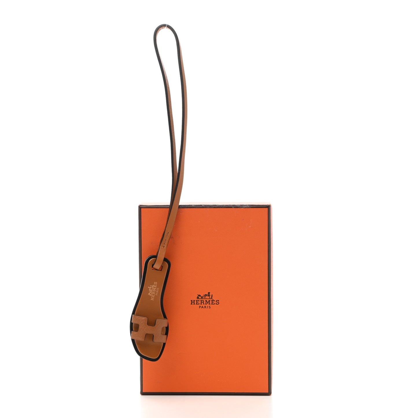 Epsom Butler Calfskin Hunter Oran Nano Bag Charm Gold