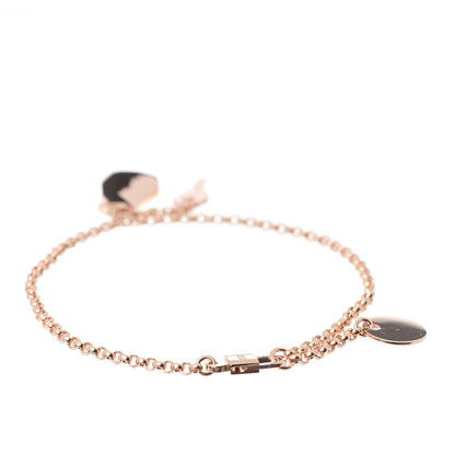 Hermes 18K Rose Gold PM Kelly Clochette Bracelet SH 3 of 4