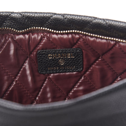 Chanel Caviar Quilted CC Beauty Clutch Black 11 of 11