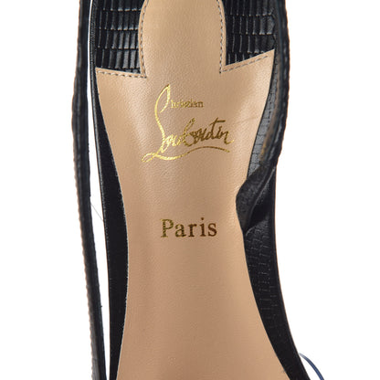 Christian Louboutin Calf Zarli PVC Optisexy 70 Pumps 38.5 Black 7 of 8