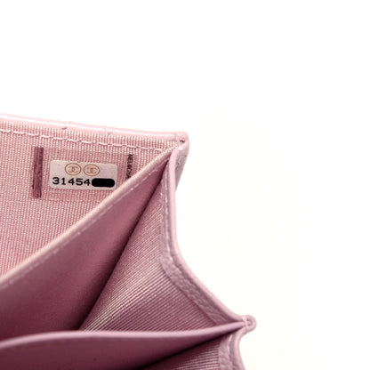 Chanel Caviar Quilted Coco Candy Card Holder On Chain Light Pink 8 of 12