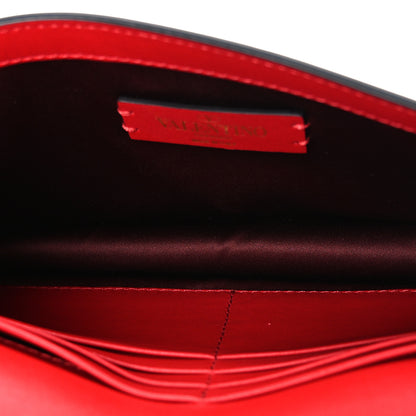 Valentino Garavani Calfskin Love Lab Go Logo Chain Pouch Rouge Pur 4 of 8