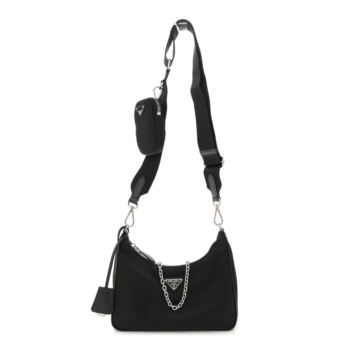 Nylon Re-Edition 2005 Shoulder Bag Black