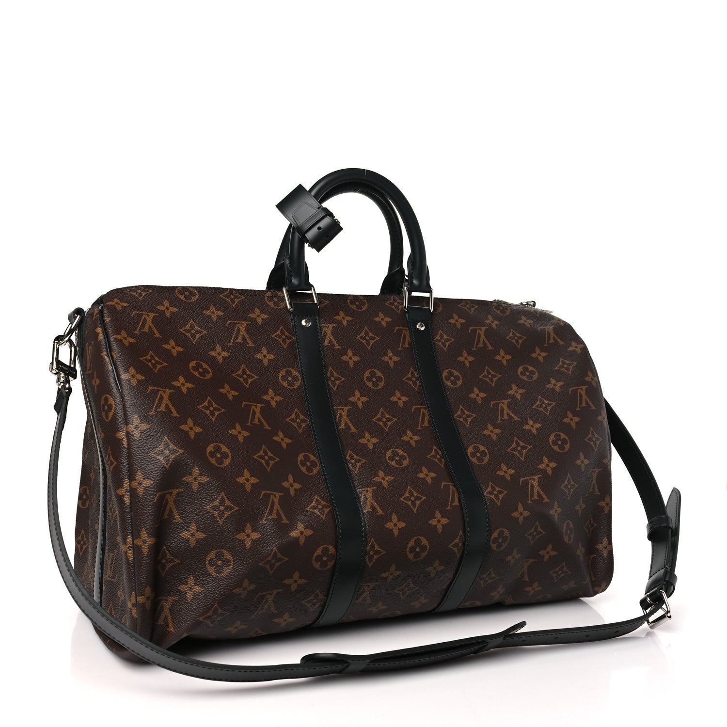 Louis Vuitton Monogram Macassar Keepall Bandouliere 45 2 of 8
