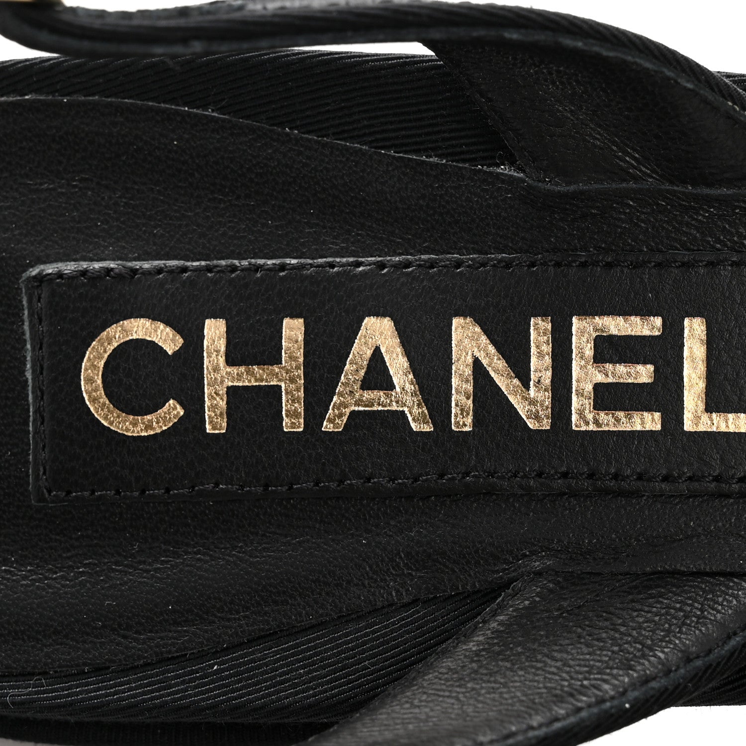 Chanel Grosgrain Camellia Slingback Flats 39.5 Black White 23 of 36