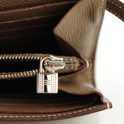 Hermes Epsom Kelly Longue Wallet Etoupe 11 of 11