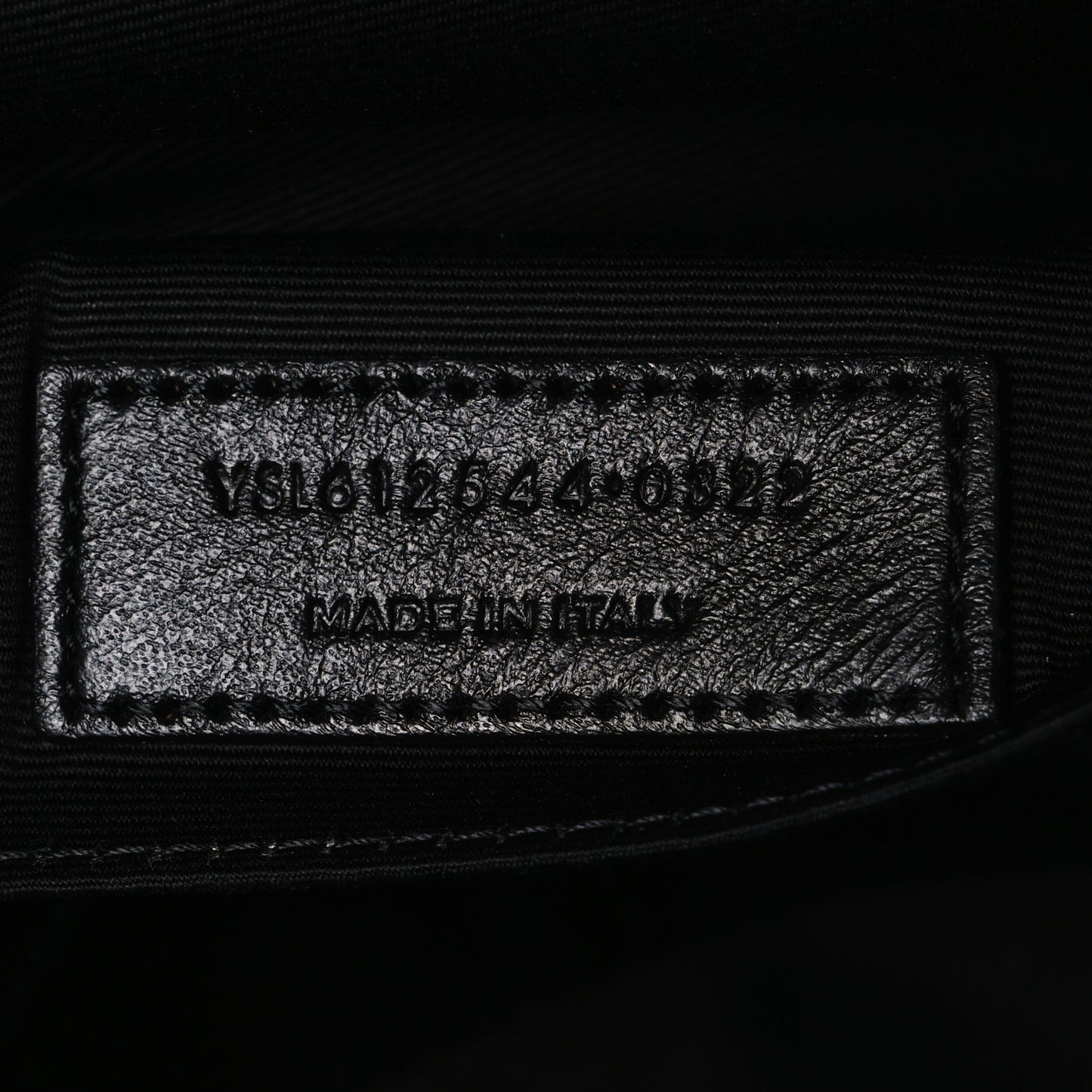 Calfskin Matelasse Monogram Lou Camera Bag Black