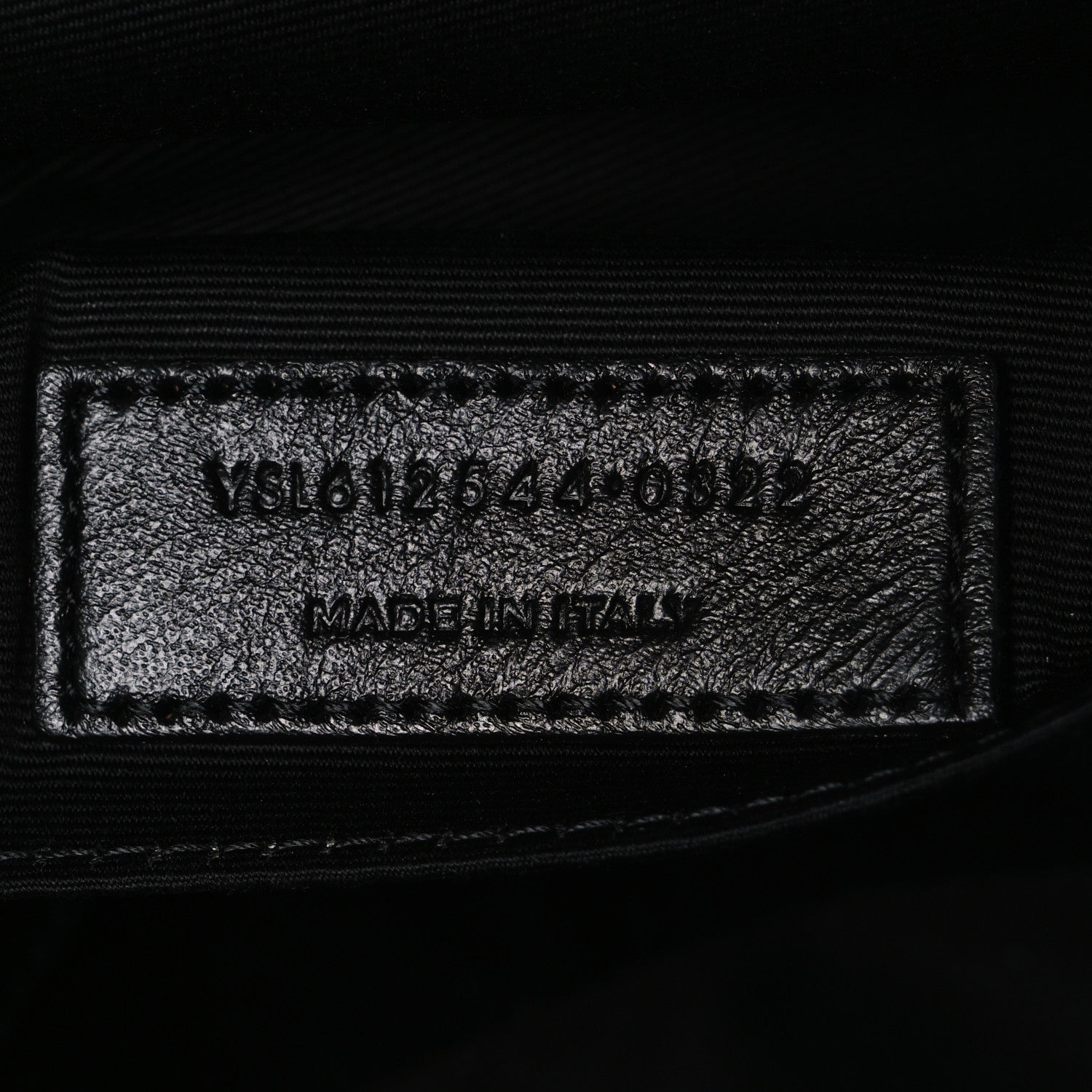 Saint Laurent Calfskin Matelasse Monogram Lou Camera Bag Black 7 of 10