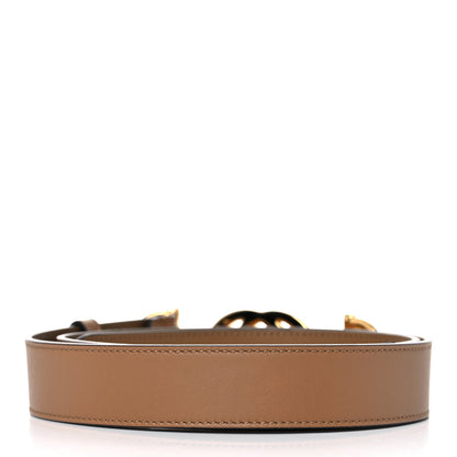 Gucci Calfskin Zumi 30mm Belt 85 34 Friky Taupe 2 of 4