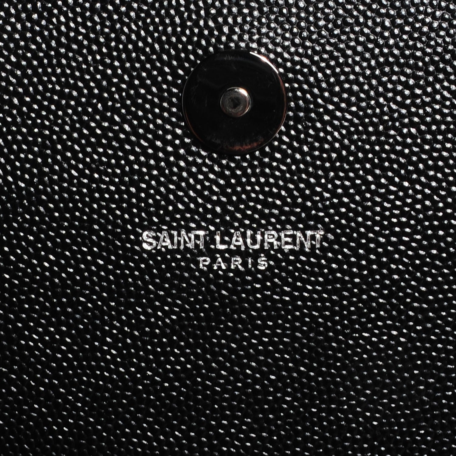 Saint Laurent Grain De Poudre Classic Monogram Clutch Nero Black 6 of 8