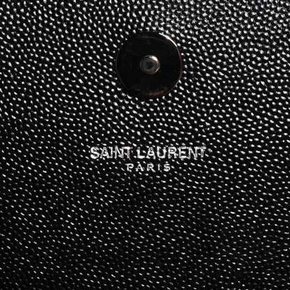 Saint Laurent Grain De Poudre Classic Monogram Clutch Nero Black 6 of 8