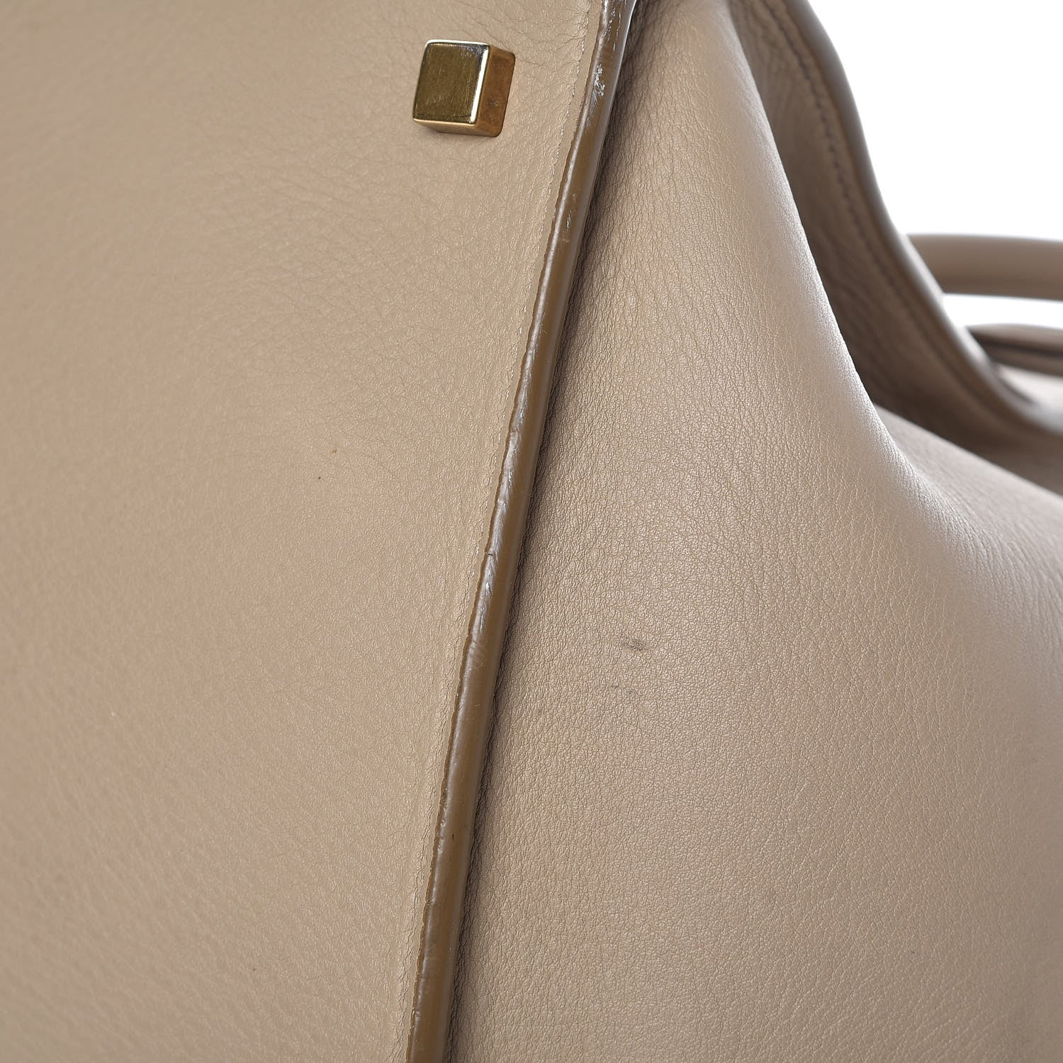 Celine Supple Calfskin Medium Phantom Luggage Beige 12 of 17