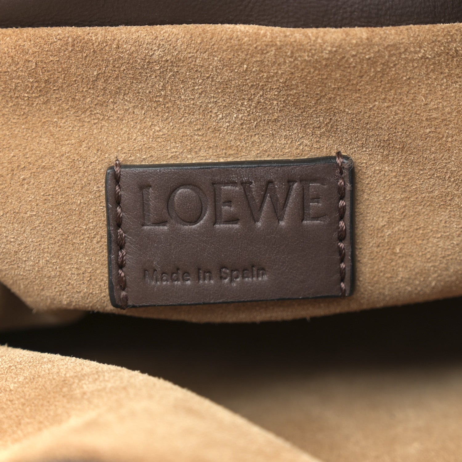 Loewe Nappa Medium Flamenco Knot Bag Chocolate 6 of 11