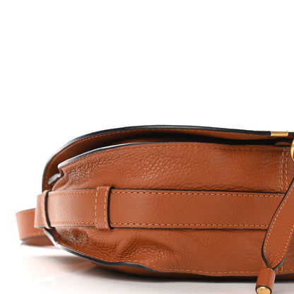 Chloe Calfskin Medium Marcie Round Crossbody Bag Tan 9 of 10