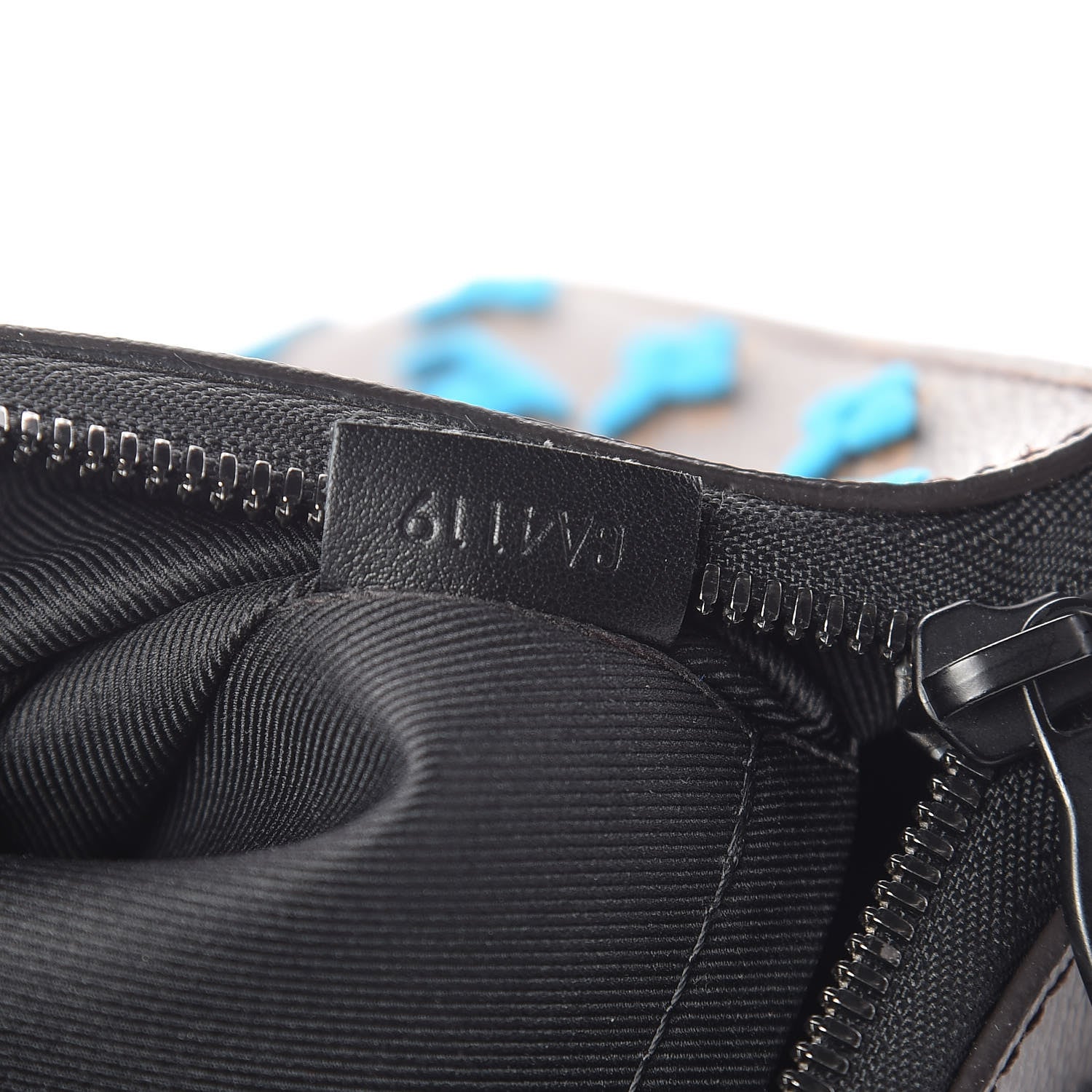 Louis Vuitton Monogram Tuffetage Triangle Messenger Turquoise 7 of 10