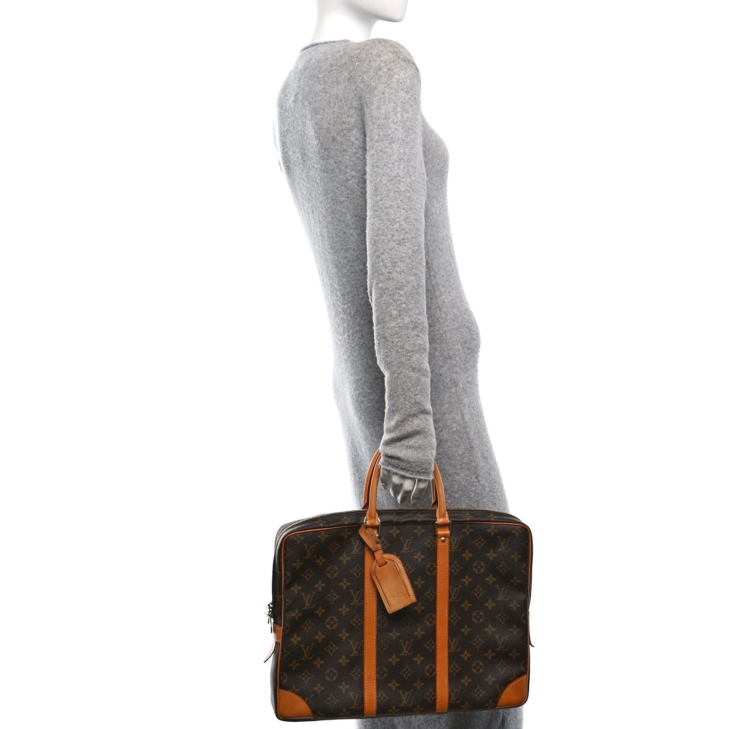 Louis Vuitton Monogram Porte-Documents Voyage Briefcase 2 of 12