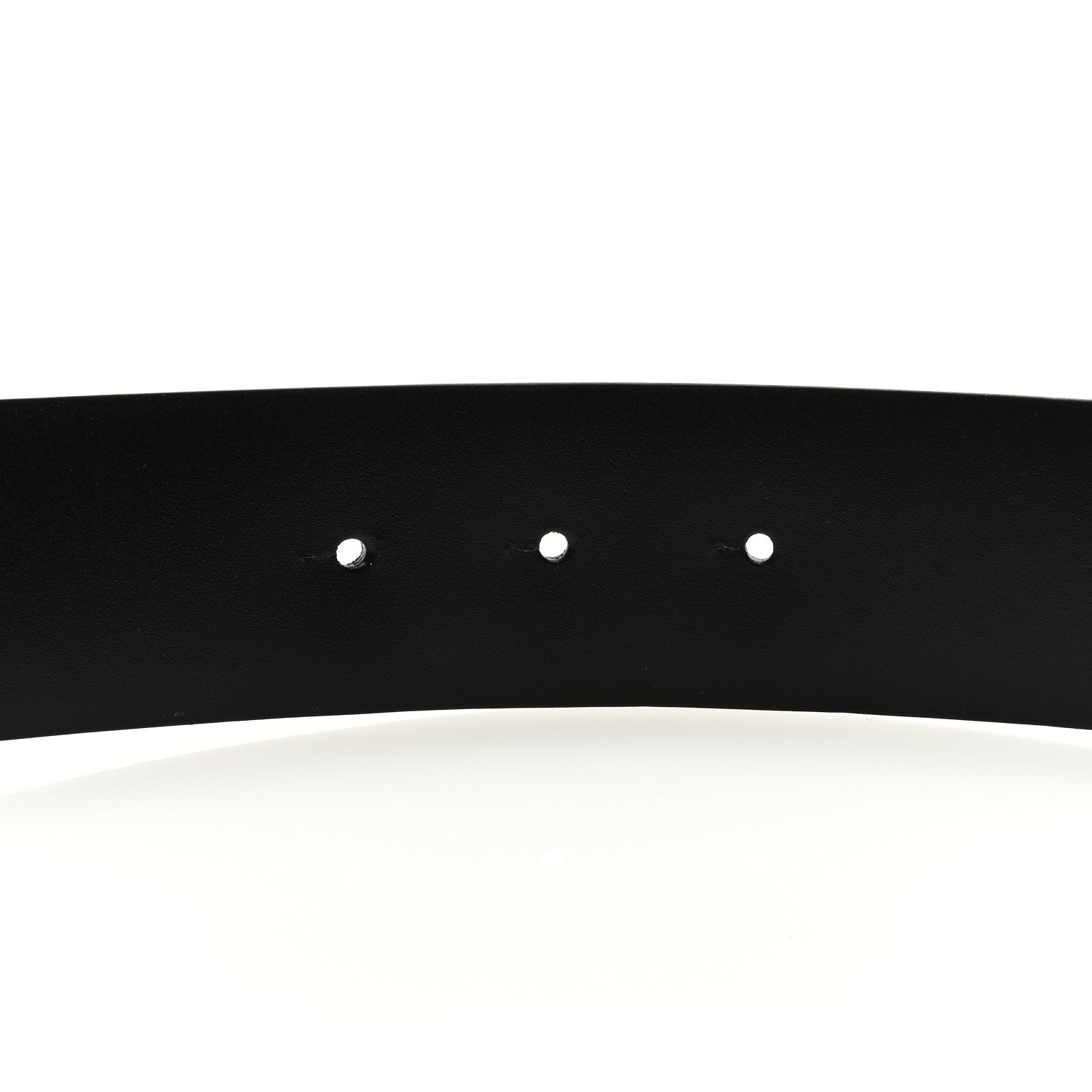 Chanel Calfskin Pearl Poured Glass CC Belt 75 30 Black 4 of 5