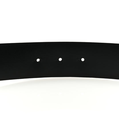 Chanel Calfskin Pearl Poured Glass CC Belt 75 30 Black 4 of 5