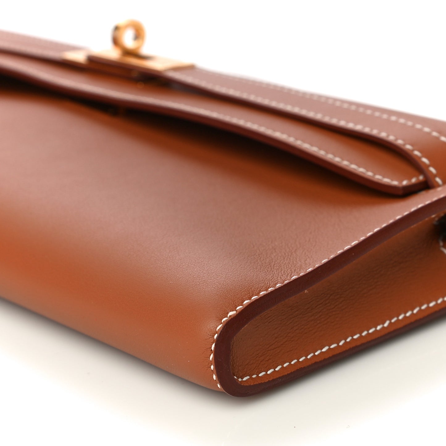 Swift Kelly Cut Clutch Pochette Gold