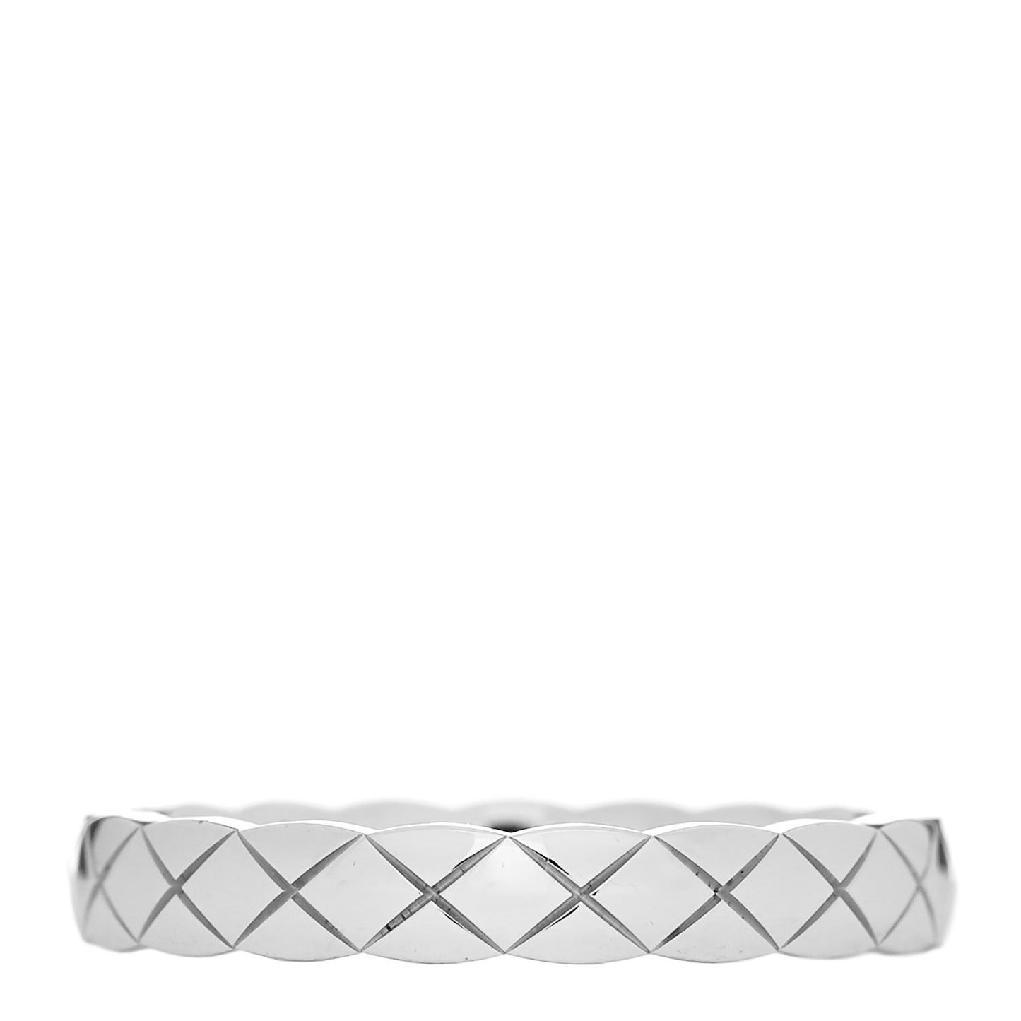 18K White Gold Mini Coco Crush Ring 55 7.25