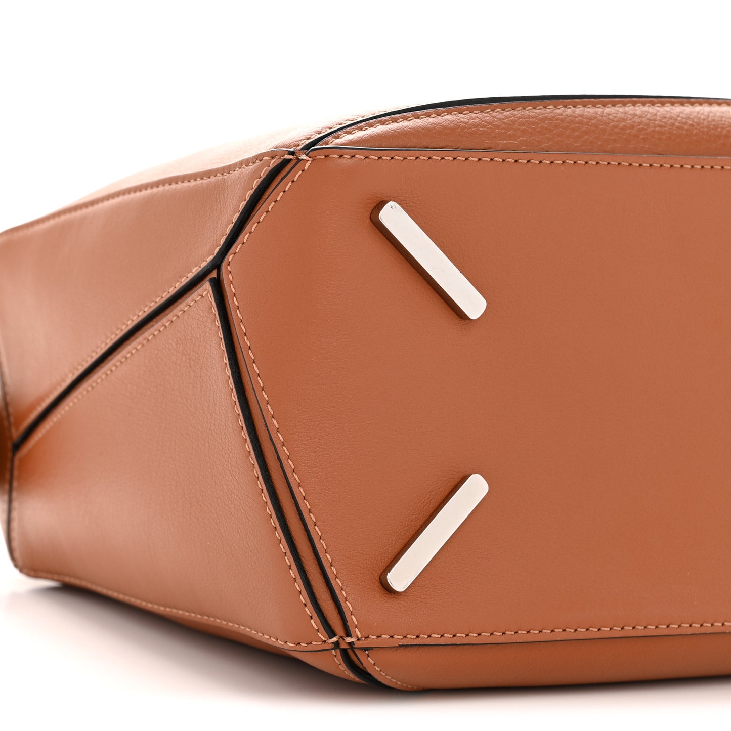 Calfskin Medium Puzzle Bag Tan