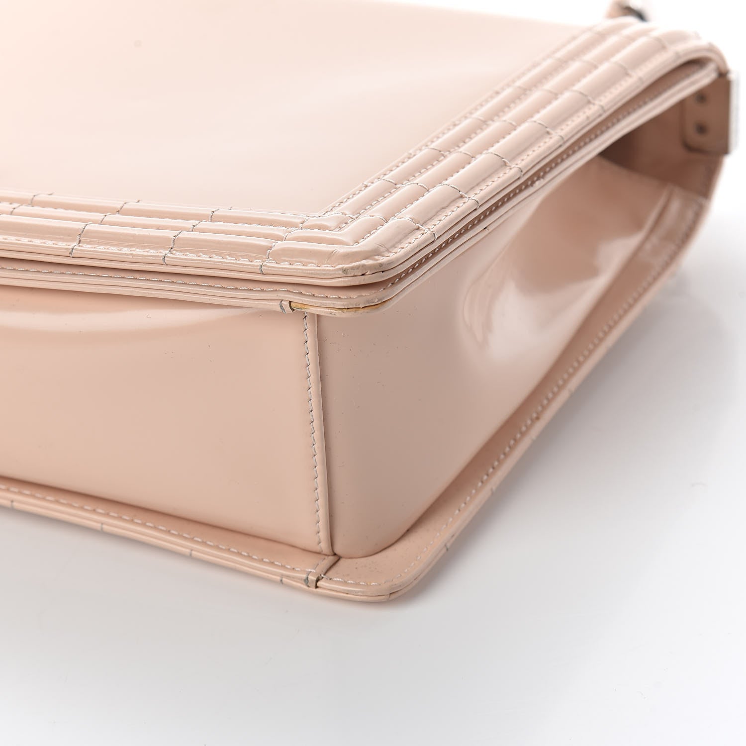 Chanel Glazed Calfskin Large Boy Flap Light Pink 10 of 10