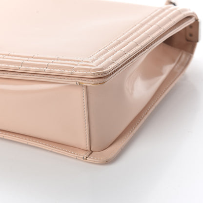 Chanel Glazed Calfskin Large Boy Flap Light Pink 10 of 10