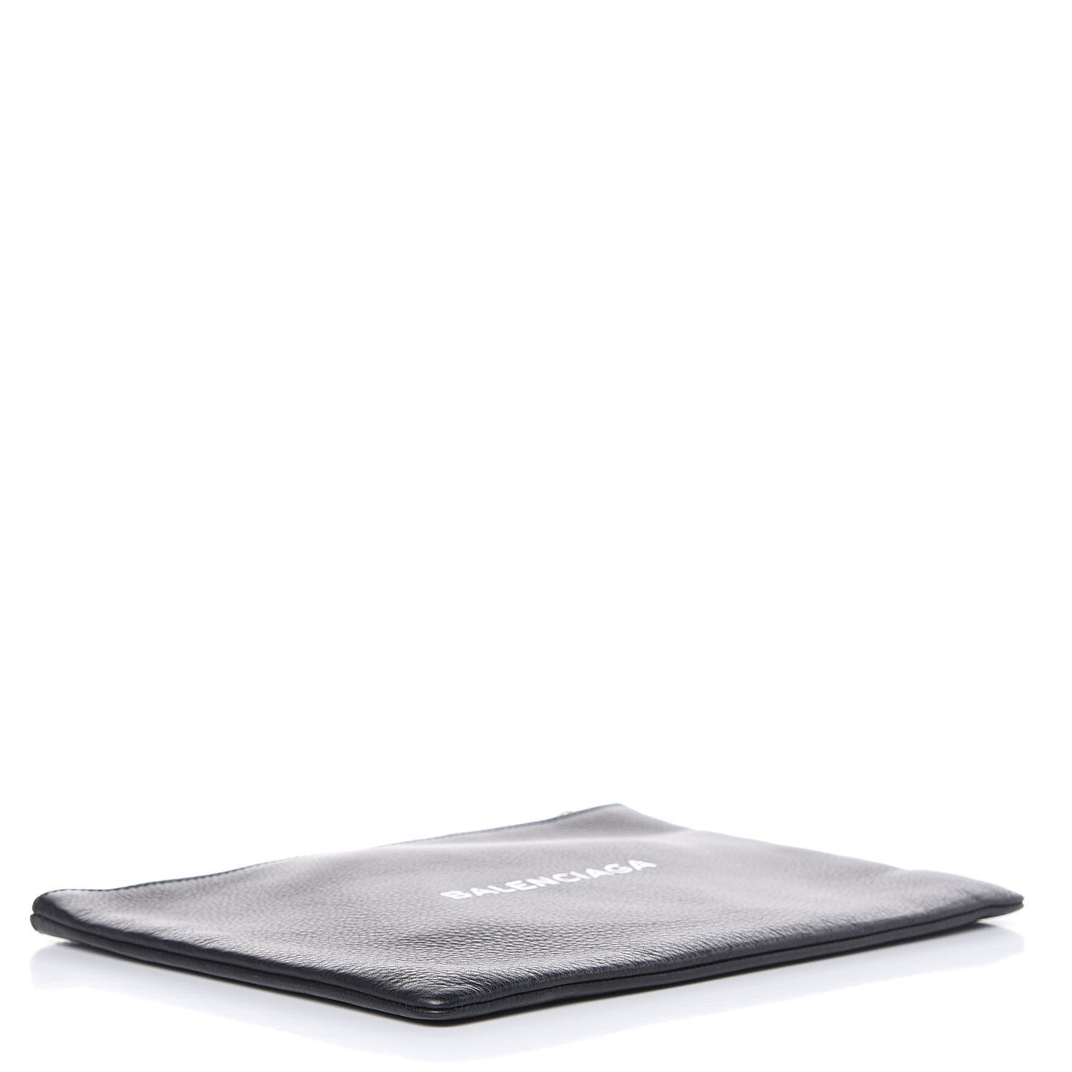 Balenciaga Calfskin Logo Everyday Second Bag Black White 4 of 12